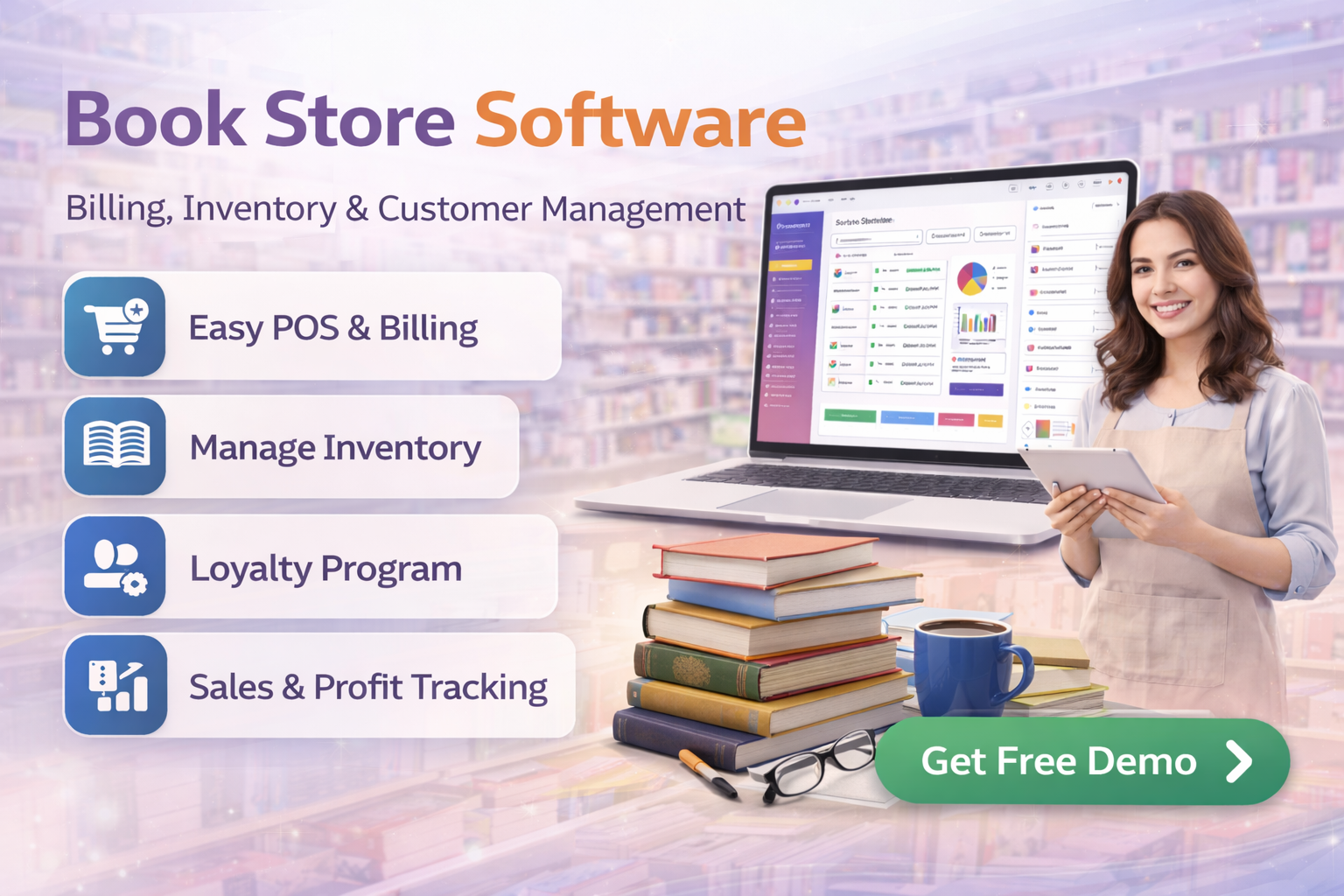 Book store billing software